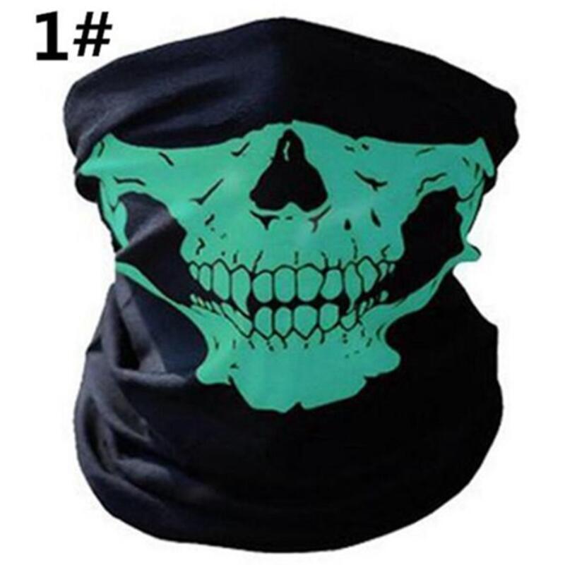 

Skull Face Mask Halloween Skull Bandana Bike Helmet Neck Face Mask Scarves Gloves Wraps Paintball Sport Cycling Headband Scarf 100pcs IIA103