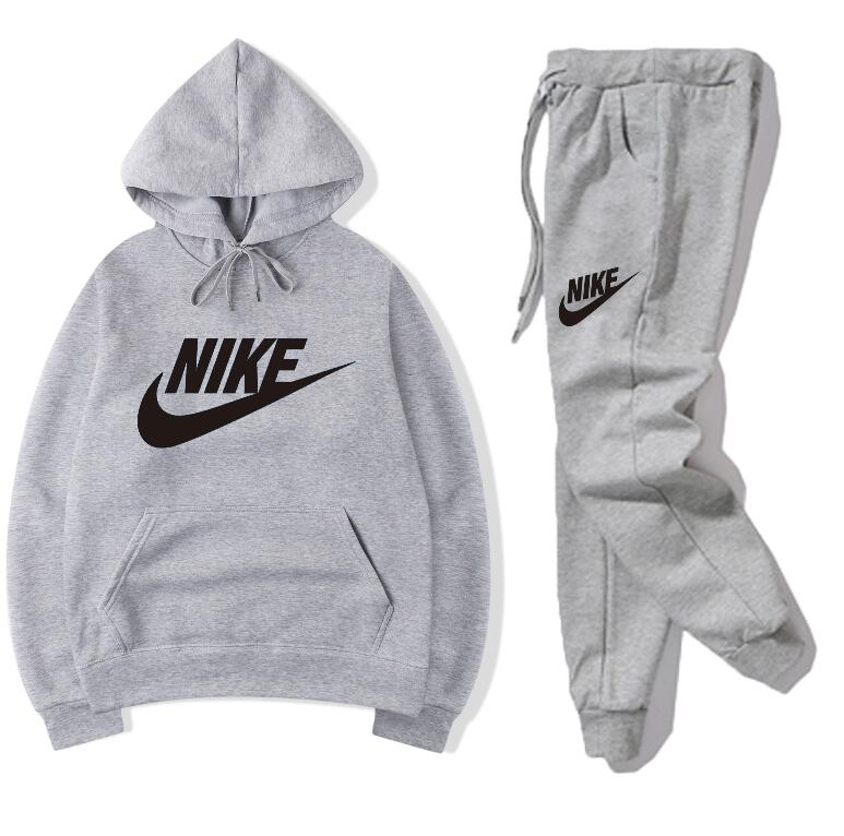 grey nike sweatsuit mens