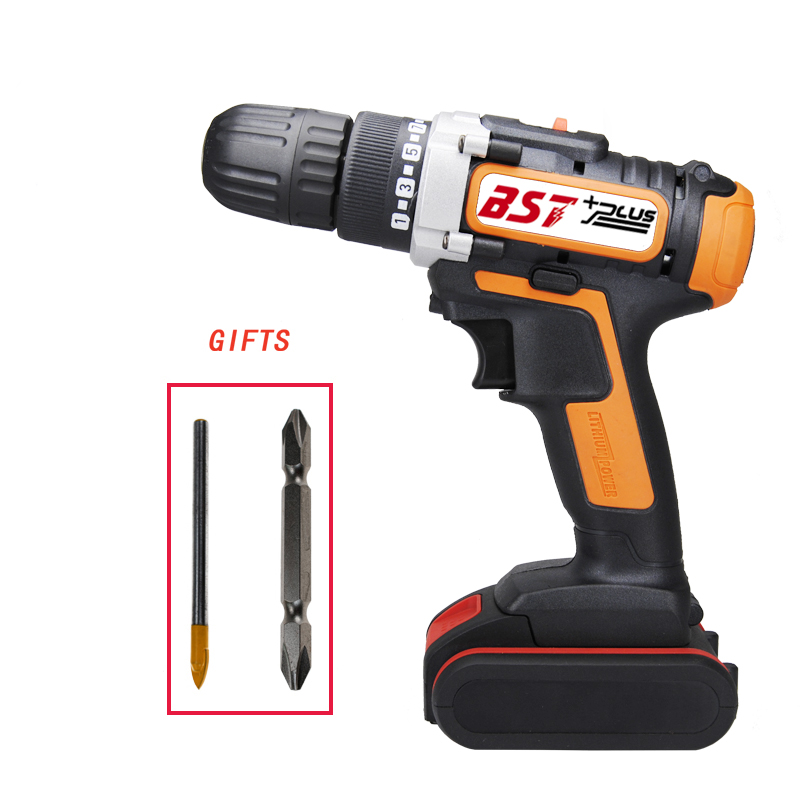 

Two Speed Battery Indicator 21V Lithium-ion Cordless Drill Electric Screwdriver Driver Wrench Power Tools