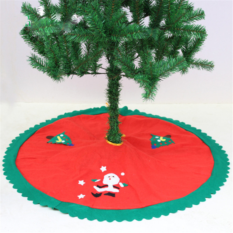 

1PC Santa Claus Tree Skirt Christmas Tree Skirt Christmas Decoration Supplies Adornos de Navidad CHLCF