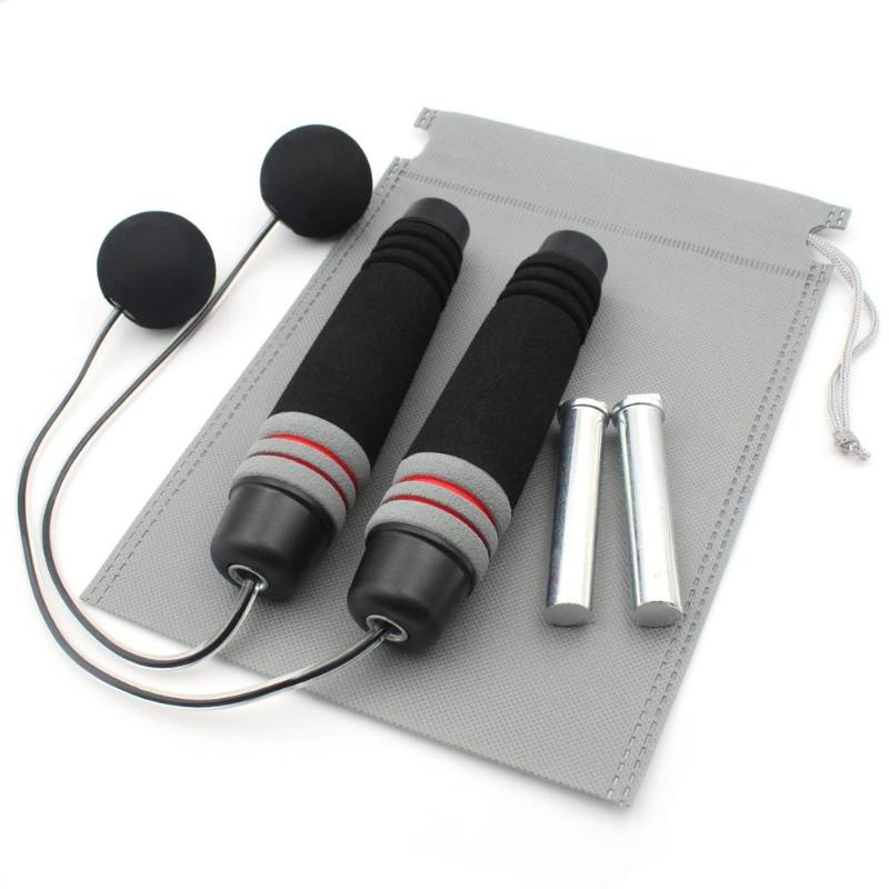 

Weighted Ropeless Jump Rope Crossfit Speed Rope for Double Unders Exercise Boxing Training Fitness Wireless Jump Indoor Gym