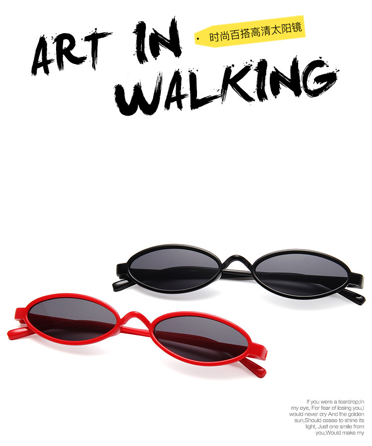 

Smalll Cat Eye Oval Sunglasses Full Frame Women Men Colorful Transparent Retro Sunglass Rectangle Female Candy Color Eyewears 15987