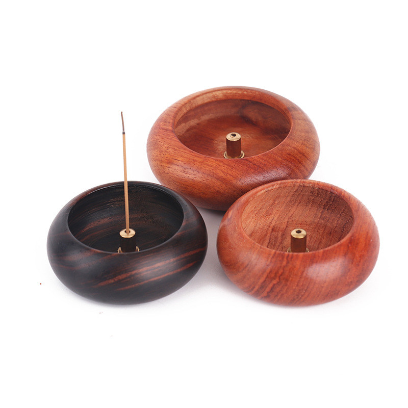 

4 Holes Incense Burner Holder 1 Hole Mini Round Incense Stick Buddhist Statue Censer Plate For Sticks Cone Supply