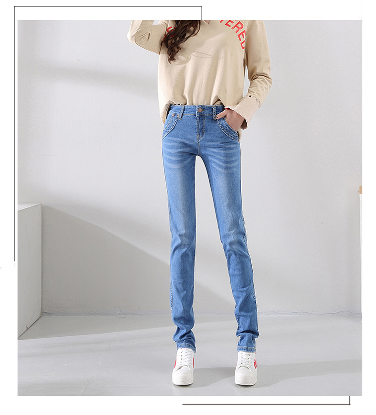 

Navy Blue Tall Waist Straight Jeans New Female Spring Han Edition Loose Wide-Legged Straight Canister