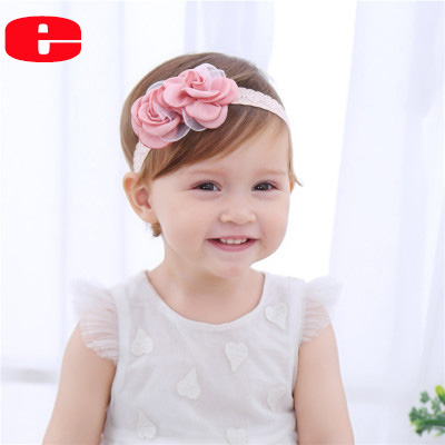 

Children Designer Headbands Girls Brand Accessories with Flowers and Ribbon 2020 New Fashion Style Novel Sweet Style Party Play New