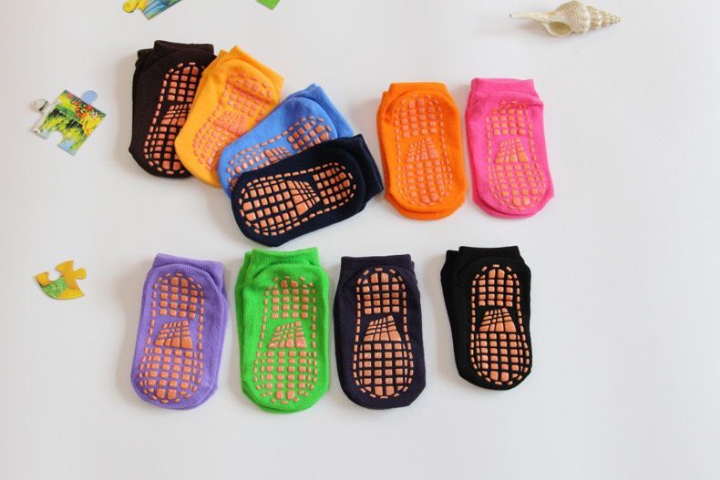 

Autumn/Winter Warm non-slip Floor Socks Boy Girl Towel Socks Home wear Cotton Candy Color perspex-walled Ankle Thick, Blue non-slip