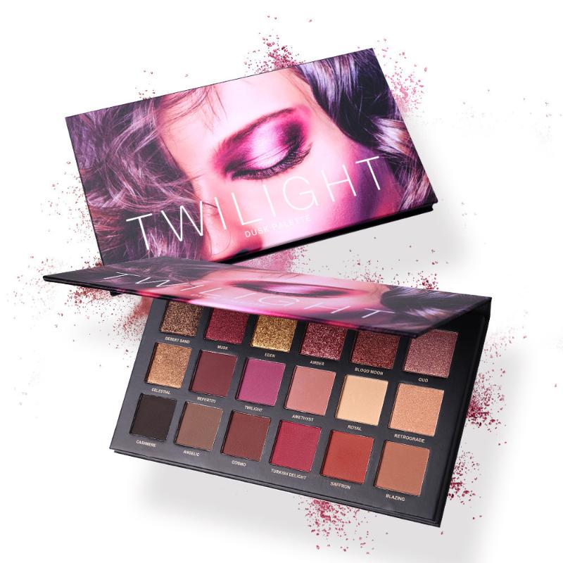 

Cosmetic 18 Color & Dusk Eyeshadow Makeup Palette Shimmer& Glitter Powder Matte Eye Shadow Make Up, Mixed color