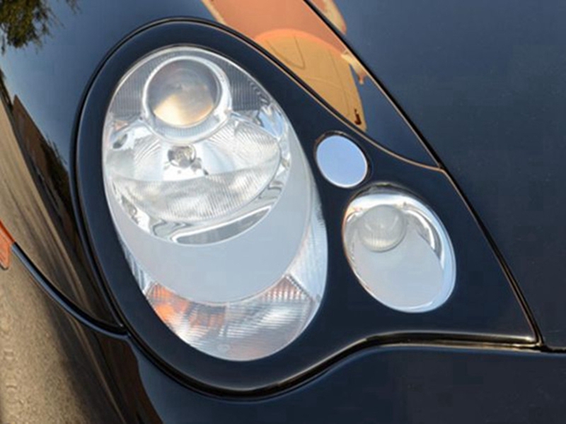 

For 01-05 996 911 Carrera Turbo Eyelids Headlights Covers Trims, Gray