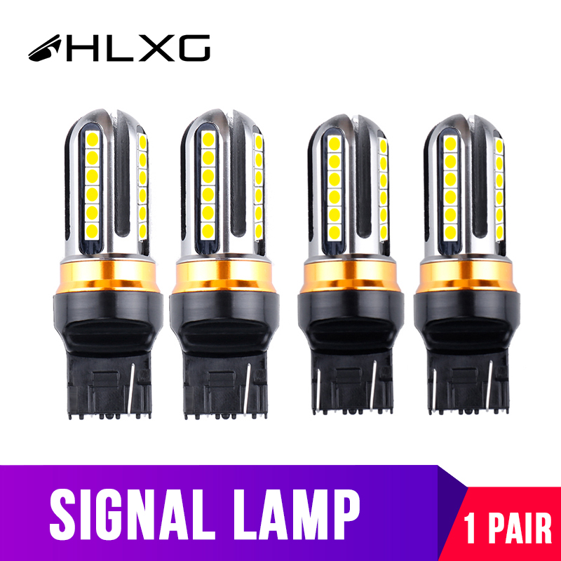 

Car Brake Backup Reversing Lights T20 7443 w21 5w 7440 Led P21W P21 5W BA15S BAU15S BAY15D Motorcycle Turn Signal Lamps 12V 24V, As pic