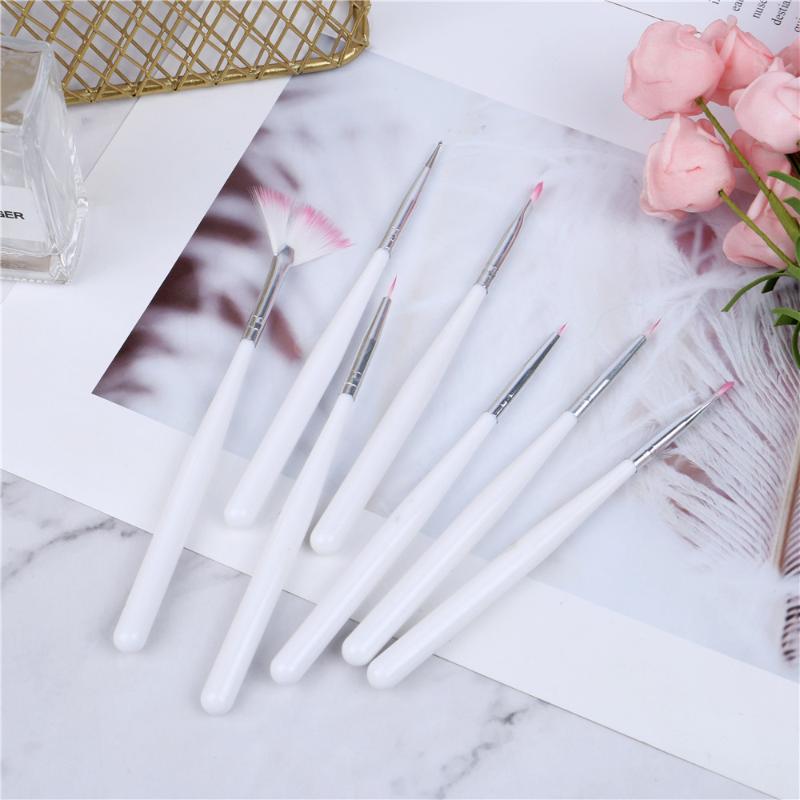 

7 Pcs Nail Art Brush Professional Nail Brush Painting Drawing Art Pens