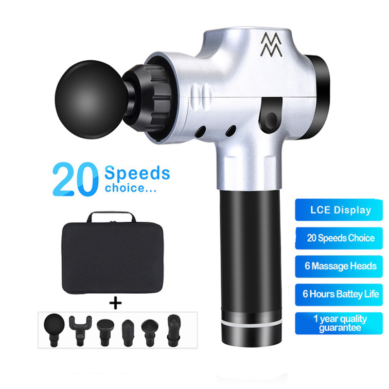 

Fascial gun massage gun muscle relaxation massager vibration muscle vibration massage fitness equipment J2 touch screen 6 ho