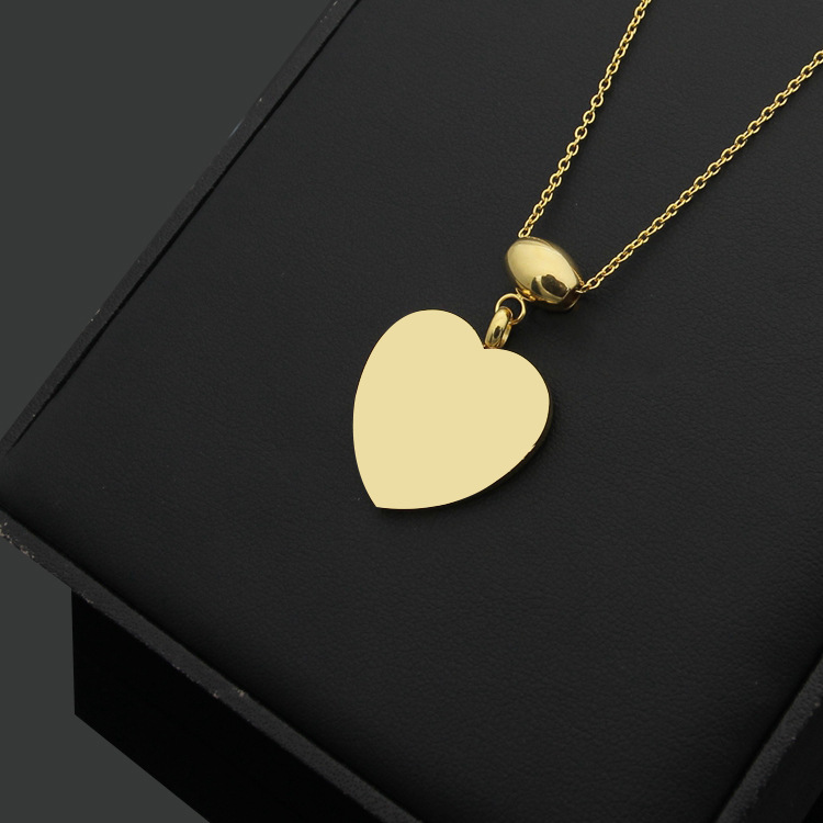 

Wholesale-Fashion Brand Woman Charm Ca Taoxin titanium steel necklace heart-shaped necklace 18K rose gold couple love necklace wholesale