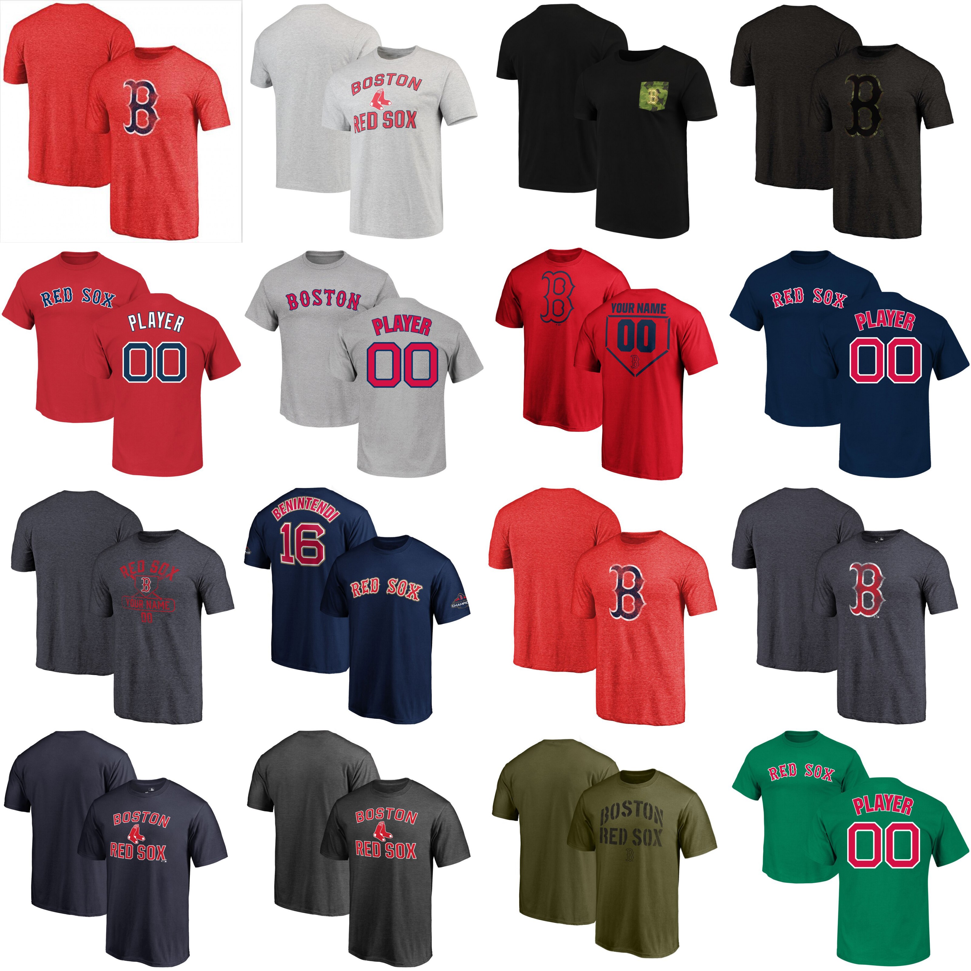 boston red sox player t shirts