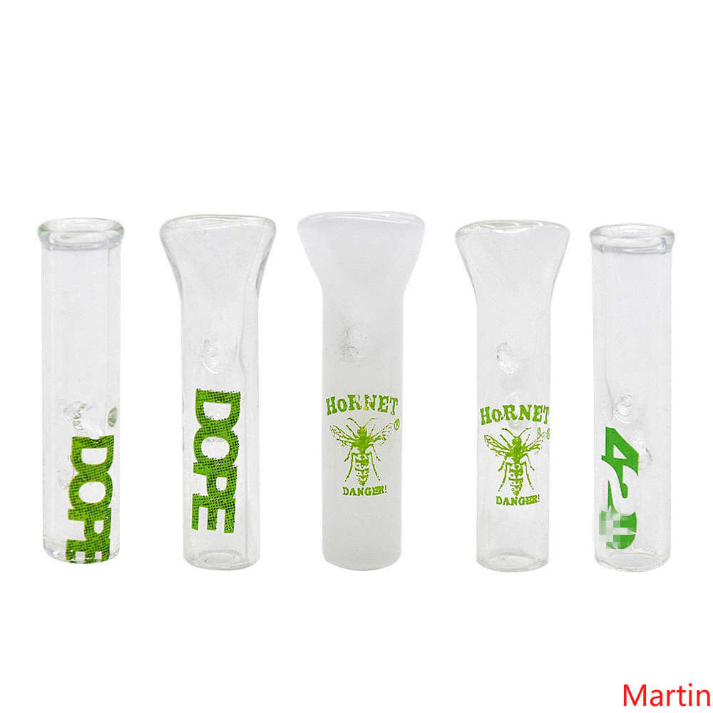 

Glass Filter Tips Cigarette Filter HORNET Rolling Tip Steamroller Cigarette Tobacco Smoking Dry Herb Holder for Blunts with retail Package