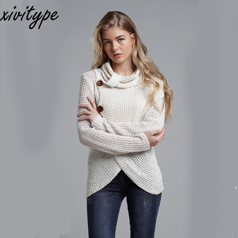 

Cardigans High Quality Sweater Women Knitted Sweater Cardigan Female Long Sleeve Scarf Collar Coats Cardigan Outerwear z0445, Black