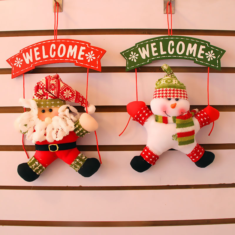 

1PC New Christmas Decorations Ornaments Christmas Santa Claus Multicolor Decorations Pendant Creativity Cloth High Quality Doll