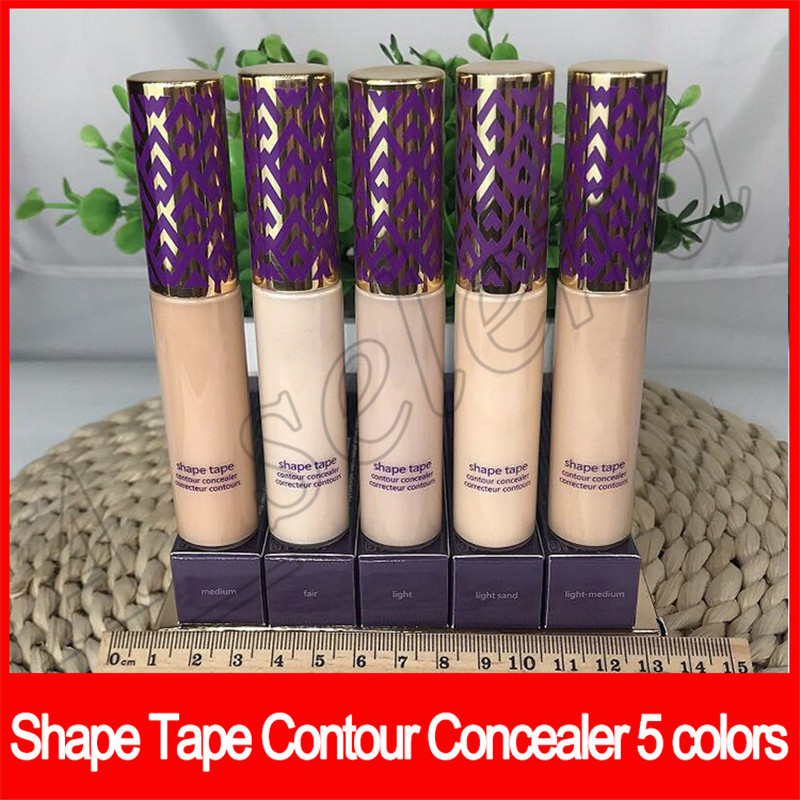 

Face makeup Shape Tape contour Concealer 5 colors Fair/Light/Light medium/Light sand/Medium 10ml liquid foundation concealer, Purple