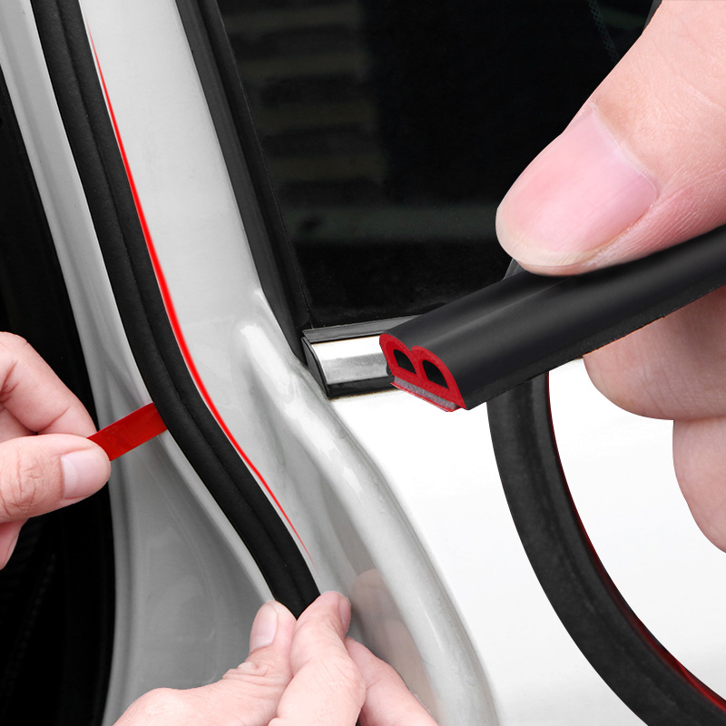 

Car-styling 4 meters B Type Car Door Sealing Strips Noise Insulation Windproof For SEAT etc