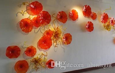 

handmade blown glass wall plates art decor murano glass art glass wall plates custom color size crystal wall plates