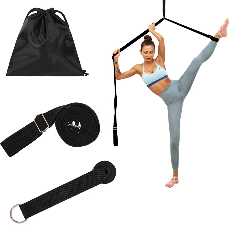 

Yoga Stretch Belts Resistance Band Elastic Belt Women Pull Strap Band Gym Yoga Fitness Training Ropes Legs Lifting Bands Workout, Red