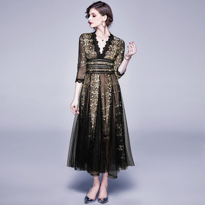ladies midi length summer dresses