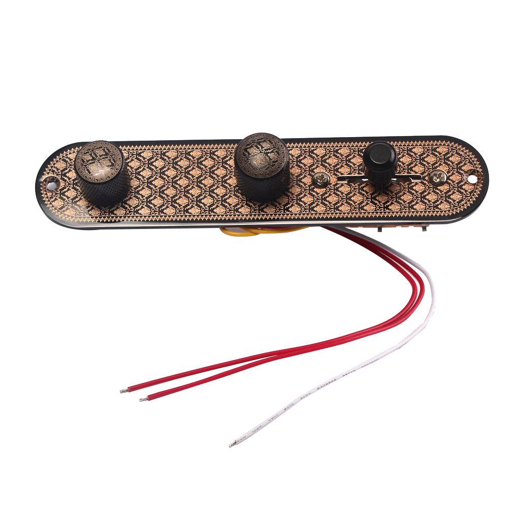 

Grid 3 Way Wired Loaded Prewired Control Plate Harness Switch For Guitar