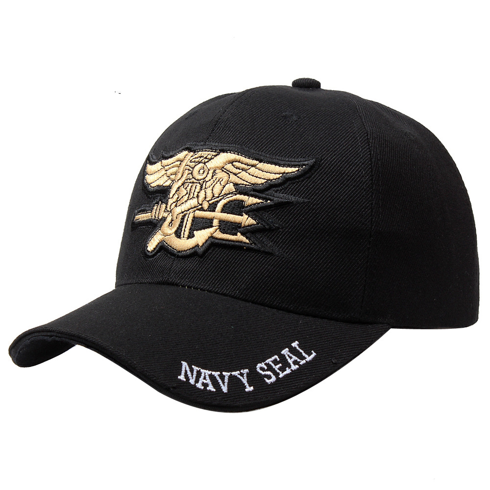 

High Quality Mens Famous US NAVY Brand Baseball Cap Navy Seals Cap Tactical Army Cap Trucker Gorras Snapback Hat For Adult, Multi