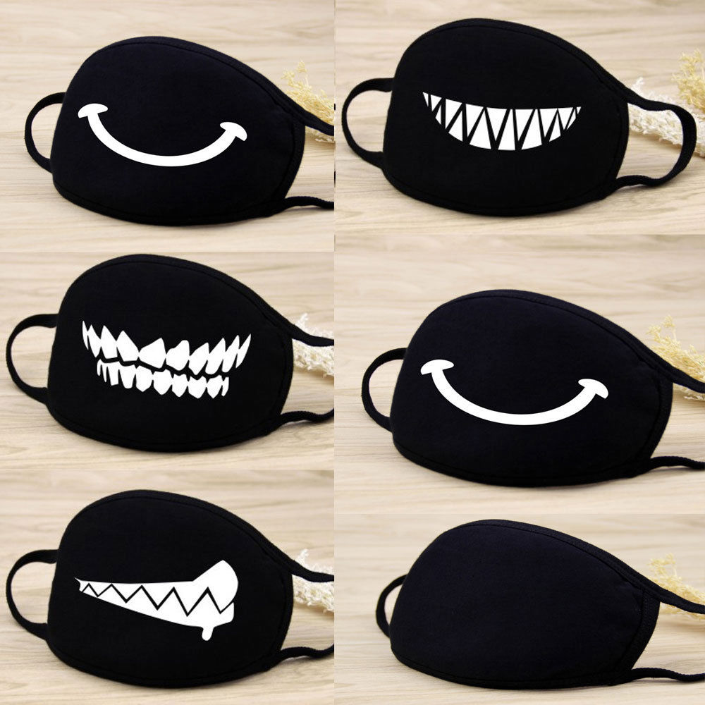 

Unisex Cotton Mouth Mask Cycling Anti-Dust Half Face Mask Muffle Respirator Gift Festive Party