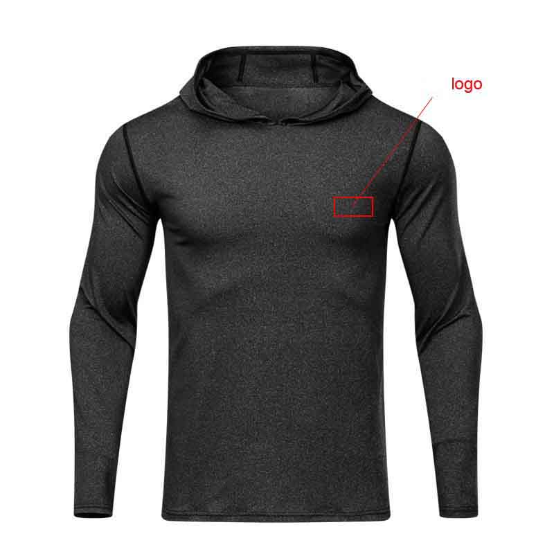 

NEW 2020 Basketball fitness fleece autumn winter outdoor running loose hooded quick-drying long-sleeve t shirt GYM, Gray