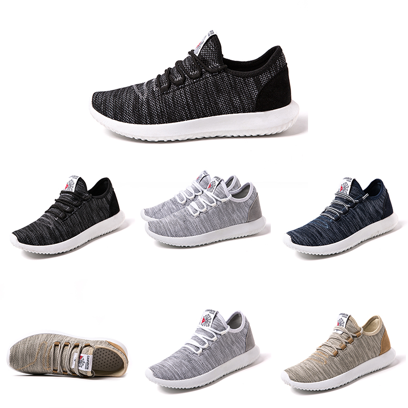 

Fashion Flat shoes Comfortable women men running shoes Outdoor wallking Grey dark blue brown Homemade brand Made in China 39-44