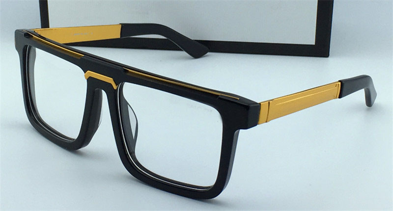 

Classic vintage square frame men design optical glasses 0078 selling popular simple retro style top quality transparent lens eyewear