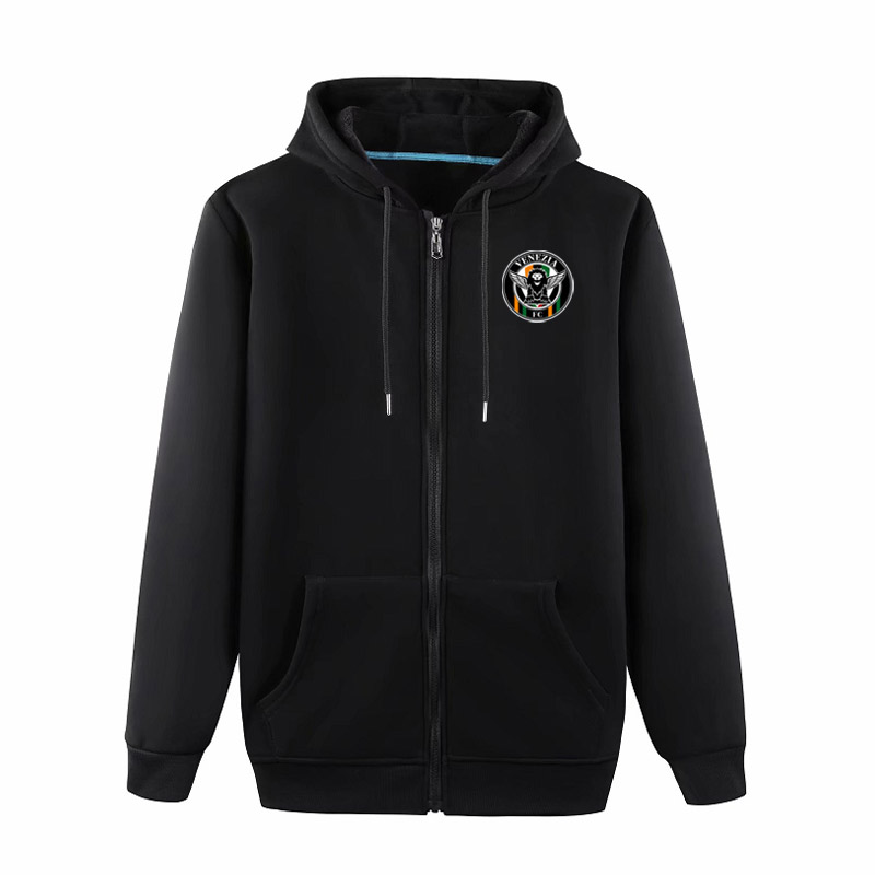 

venezia FC Soccer jackets Full-Zip Hoodie Jacket training jacket Fashion Leisure Hooded jackets Long sleeve Football jackets Fans Tops, Red