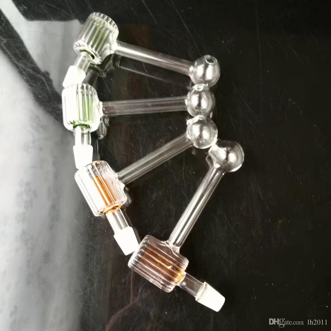 

Striped double-layer filter Â , New Unique Glass Bongs Glass Pipes Water Pipes Hookah Oil Rigs Smoking with Droppe