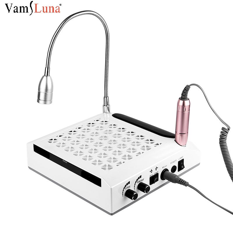 

4 In 1 Nail Art Machine With Dust Collector LED Lamp Manicure Tool Nail Decoration