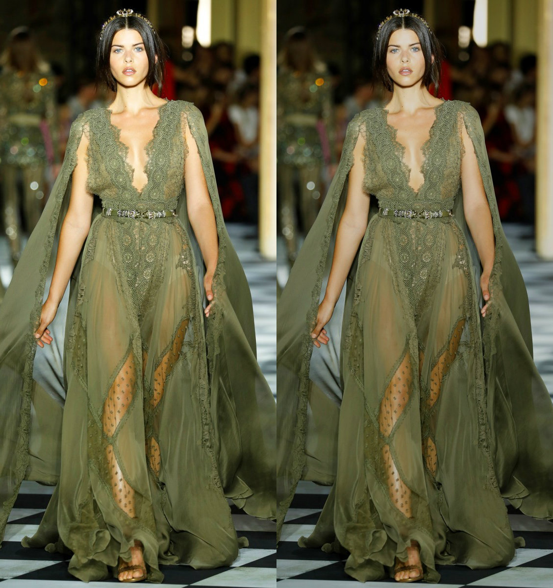

Zuhairmurad Customized A Line Evening Dress V Neck Sleeveless Formal Dress Tulle Lace Applique Sashes Floor Length Party Bridesmaid Gown, Chocolate