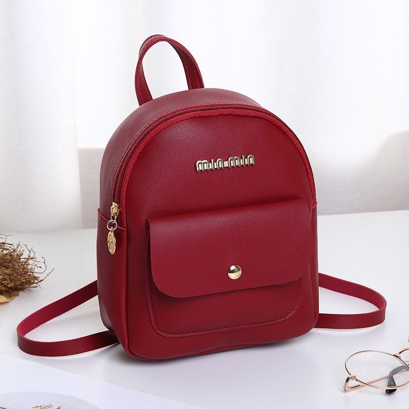 

Pink sugao small backpacks designer shoulder bag lady mini backpack 2020 new styles coin purse lady small phone shoulder bag hot sales