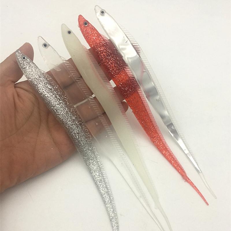 

Japan Big Game Soft Sea Fishing Anguila Lure Shad Bait Swim Eel Soft Lure HairTail Bait Saltwater GrouperKanpachil Lures