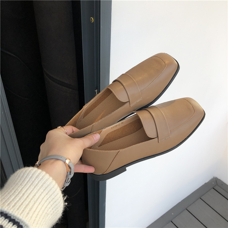 Lucky2019 Fuxie Le Comfortable Single Shoe Flat Bottom Coarse With