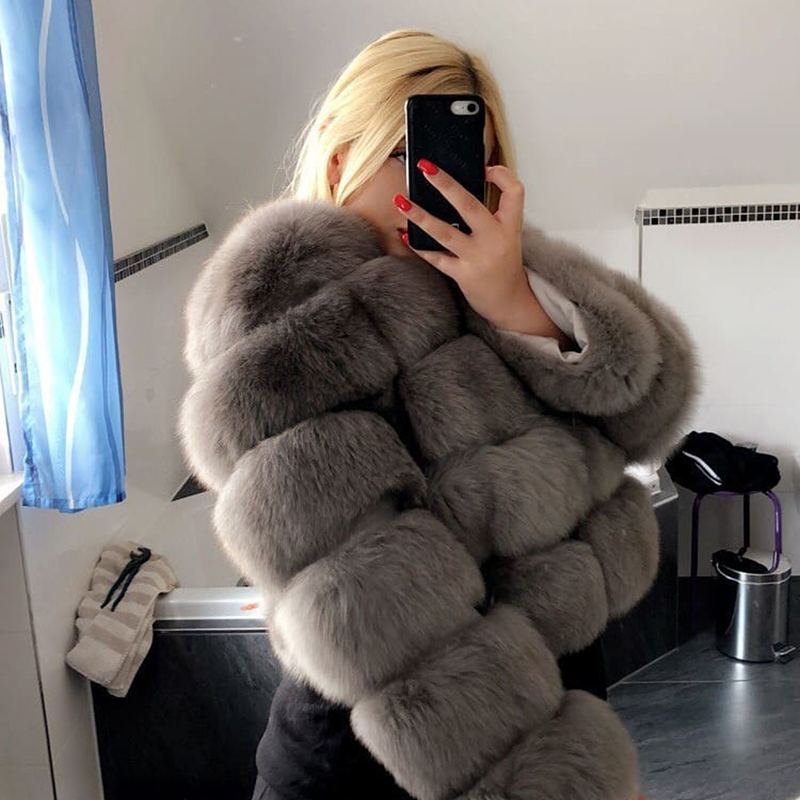 

Maylofuer INS NEW Natural full leather White Coat Blue fur Women Garment horizontal stripe short Real Fur jacket female, Asphoto