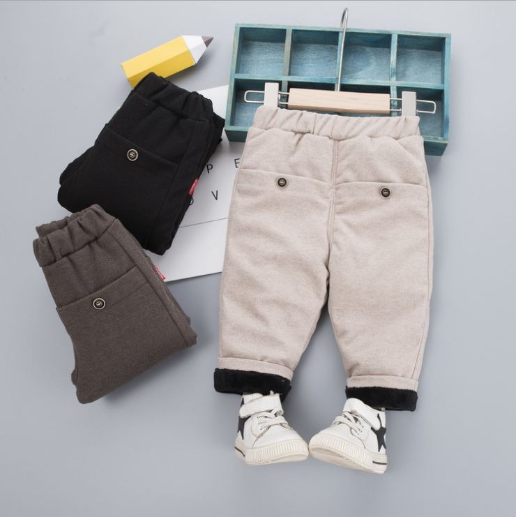 

kids trousers Toddler girls clothes Autumn Winter fashion clothes Warm Bottoming Pants for new year Hot Sale