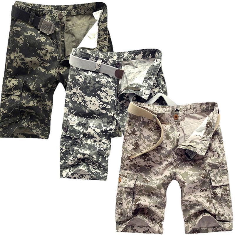 

2020 New Arrival Summer New European American Mens Camouflage Shorts With Multi-pocket Overalls Casual Novelty MUQGEW, Green