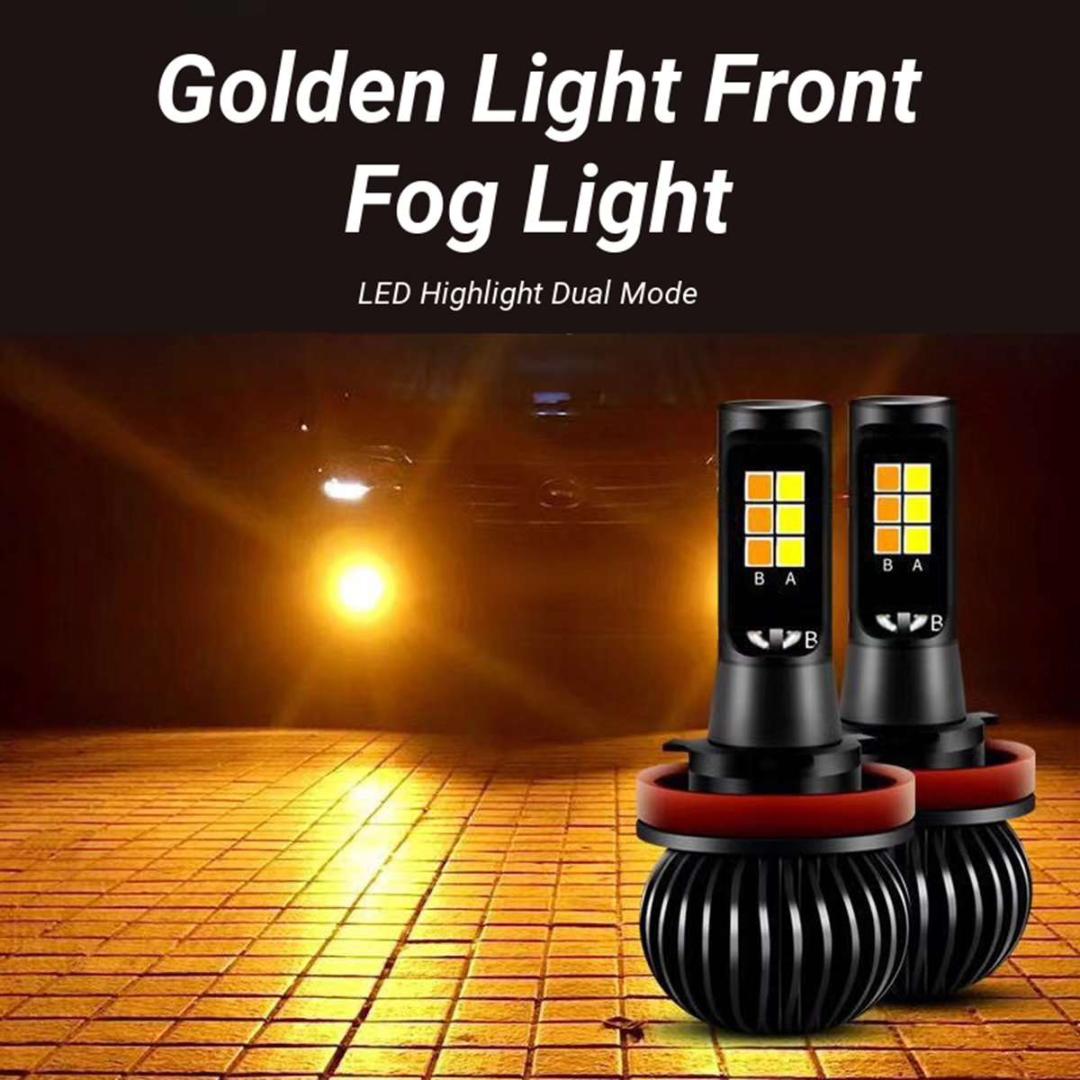 2× 880//881 Pink-Purple Still//Flash Mode LED Light COB Bulb Kit Fog Light Car
