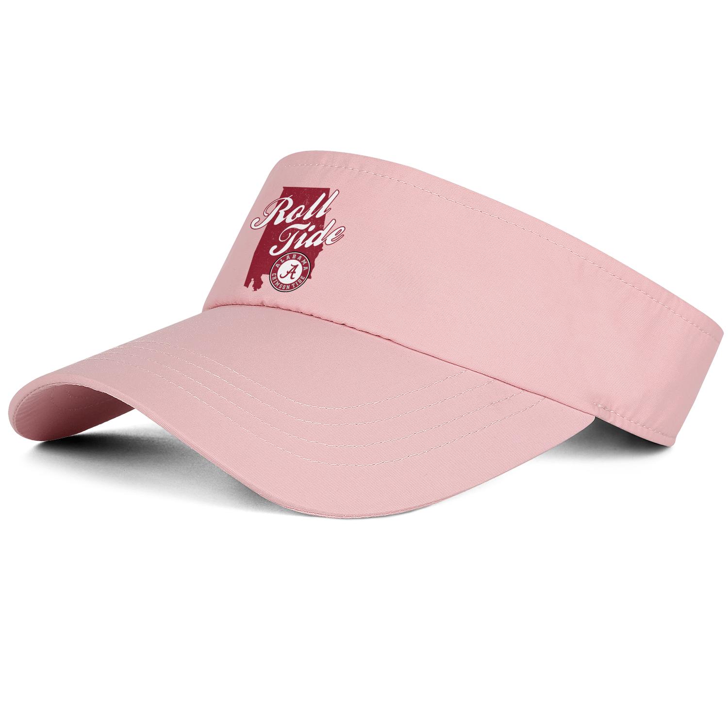 

1College football team Alabama logo pink woman tennis hat truck driver design fit golf hat cool fashion baseball custom cap fashion cl, Colorname1