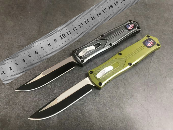 

857 440 steel knife blade Alloy Handle A07 A16 MICRO - TECH UTX85 Benchmade bm3300 computer Pocket knife tactical camping EDC cutting tool