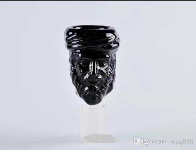 

Black people blister head Wholesale Glass Hookah, Glass Water Pipe Fittings, Free Shipping