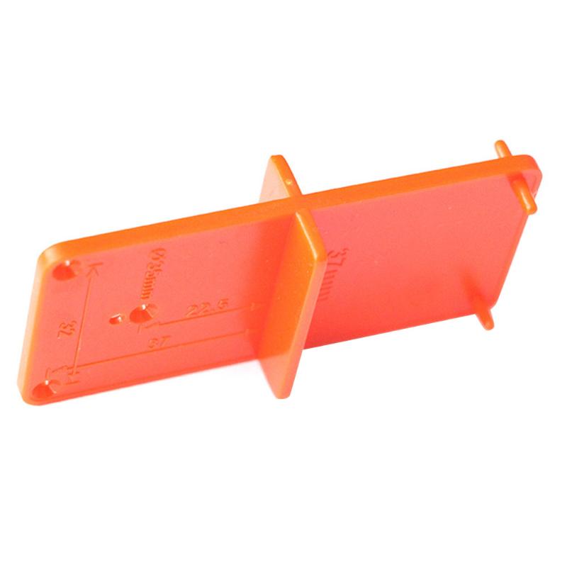 

Hinge Hole Drilling Guide Locator Hole Opener Template Door Cabinets DIY Tool For Woodworking Tool