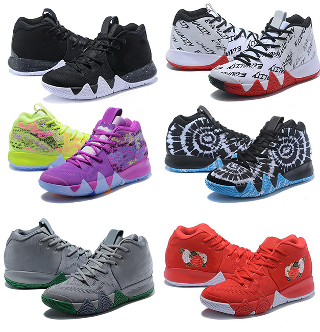 

Kyrie IV Confetti Multicolor BHM EQUALITY All-Star March Madness City Guardians London Shoes, 6#