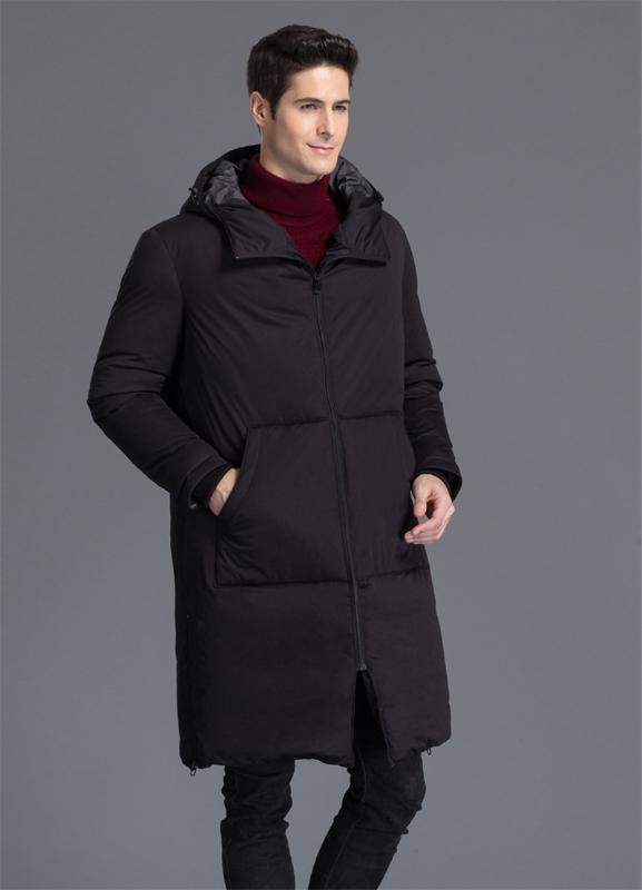 

Parka Plus Hombre Size 2020 Men' Winter Jackets Thick Hooded Male Coat White Duck Down Jacket Men Black Coats WXF190
