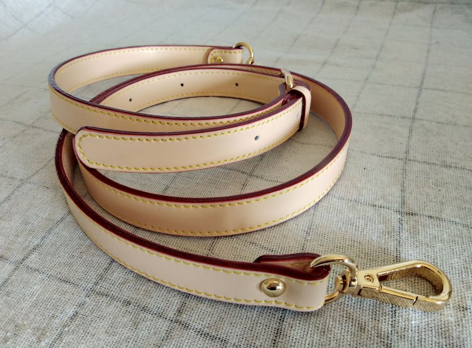 

Luxury Bag Strap 1.8*127CM Adjustable Bag Accessories Gold Hardware Crossbody strap replacement Real Leather