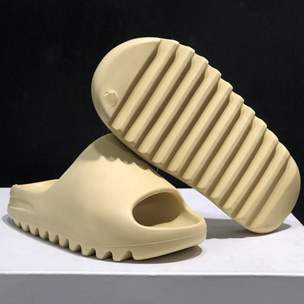 

2020 Fashion Designers Women Resin Bone Earth Brown Desert Sand EVA Foam Runner Kanye West Slides mens Slipper Slippers Sandals